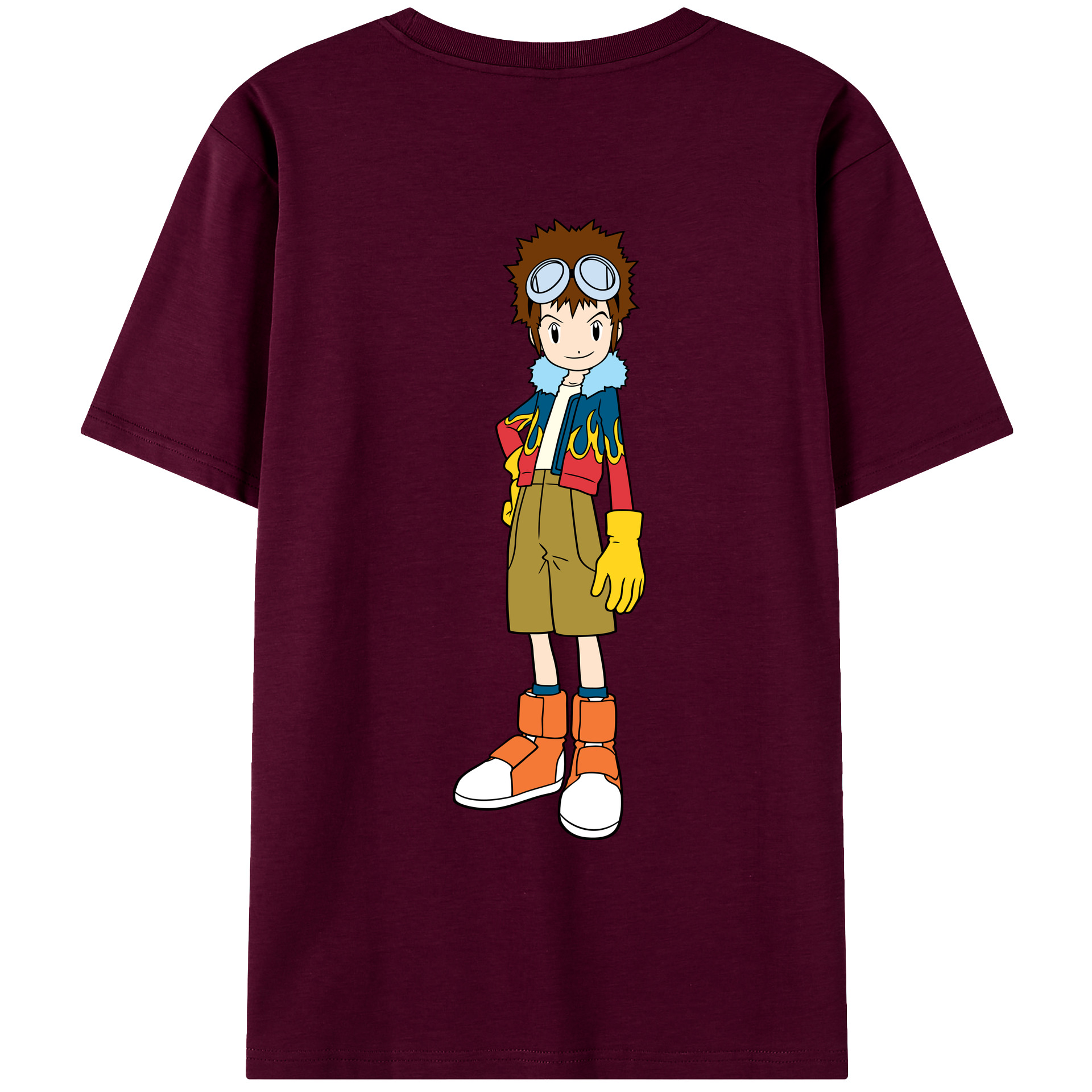 （画像用） Digimon デジタルモンスター/デジモン レディース半袖Tシャツ(バックプリント)
